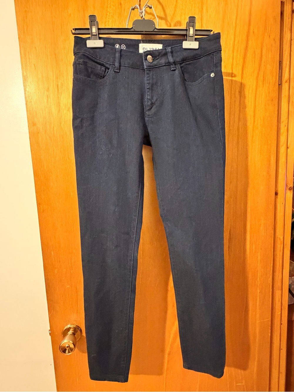 DL1961 Emma Power legging Navy Skinny Jeans for Women